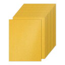 PATIKIL 20シートのゴー ルドグリッターカードストックペーパー 8.5 x 11インチ 250gsmスクエアプレミアムスパークリーペーパークラフトカード...