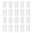 PATIKIL ランプパイプコードプロテクター 50個 プラスチックチューブホールワッシャーライナーブッシング 1/8 IP Sパイプ用 クリア