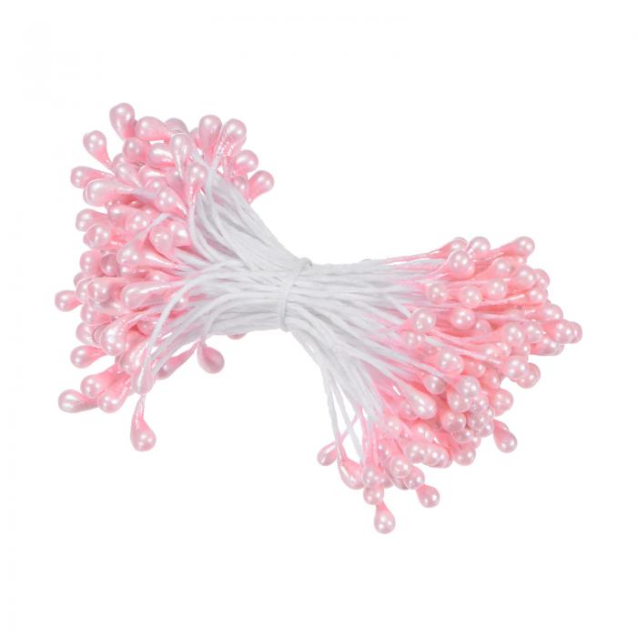 M METERXITY 150個入りの人工花ステーメンキット 3 mmミニダブルヘッド花ステーメンピスティル 花作り ..