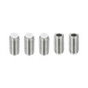 PATIKIL ナイロン先端グラブねじ M10x20mm 5個304ステンレス鋼メトリック六角ソケットヘッドカップポ イントアンチスリップセットねじ内部六角ドラ...