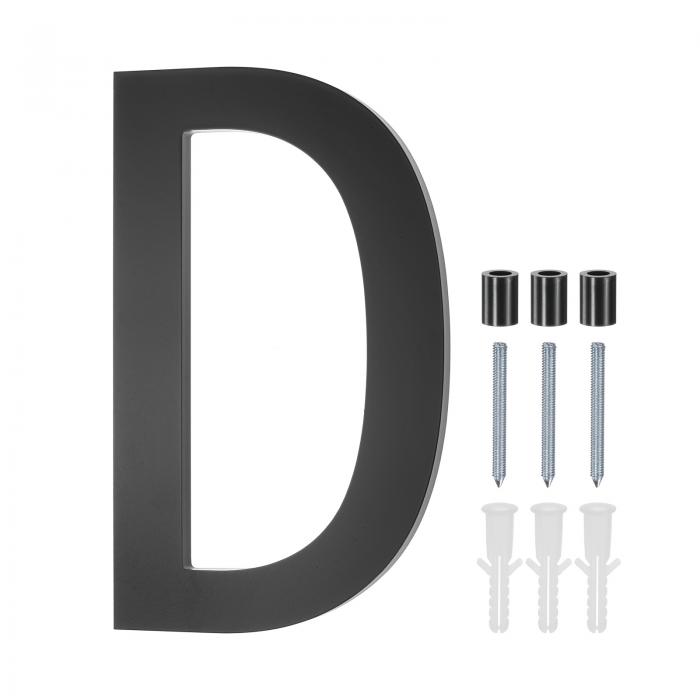M METERXITY 8"304ステンレススチールフロー ティングハウスナンバー モダンハウスナンバーD 釘キット..
