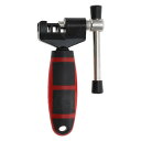 BULLSPANN 自転車 工具セット 車チェーンカッター マウンテンバイク用 プロフェッショナル 金属製チェーンカッター シルバートーンレッド