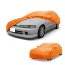 Partuto カーカバー 防水 オールウェザー 自動車用 アウトドア アンチUV 日光 雨保護 Acuraに対応 インテグラ 210D-PU オレンジ W/ジ...