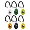 CAPASTEC クリッカートレーニング 犬用 楕円形 静音設計 ABS+ステンレススチール+EVAリストバンド 犬のため 軽量 耐久性 舐め防止 トレーニング...