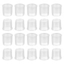 PATIKIL ランプパイプコードプロテクター 50個 プラスチックチューブホールワッシャーライナーブッシング 1/4 IP Sパイプ用 クリア