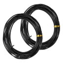 M METERXITY 2ロール 2mm 盆栽 トレーニング ワイヤー 32.8 フィート 合計 アノダイズド アルミニウム 盆栽 ワイヤー 盆栽 木 形作り/...