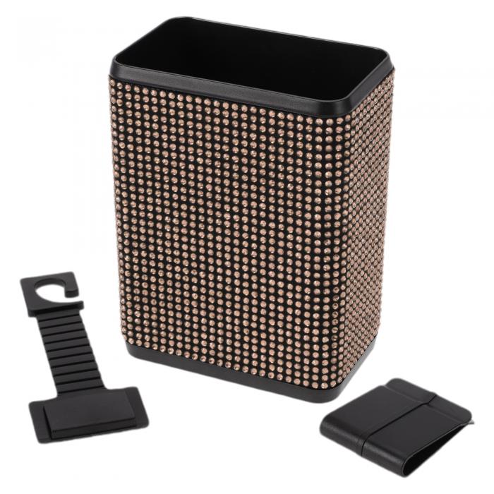 TUCKBOLD オートカーごみ箱 耐久性シートバックごみ箱 シャンパン 1個 4.3