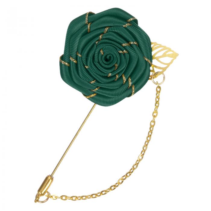 M METERXITY ローズブローチピンクロスローズフラワーウィズ金色リーフブローチ ローズフラワーラ ペルピンフォーメンウェディングアクセサリー スーツタキ...