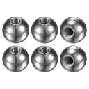 M METERXITY 6個のネジ付きボールナットノブ M4x12mm 304ステンレス鋼の女性用ボールナットキャップ 照明器具/機械/DIY用 丸いソリッドス...