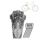 BULLSPANN 1セット ユニバーサルバイクフェンダー 自転車用マッドガード 軽量自転車フェンダー マッドガード マッドフラップ ロードバイク マウンテンバ...