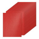 PATIKIL 20枚の明るい赤いグリッターカードストックペーパー 8.5x11インチ 250gsmスクエアプレミアムスパークリーペーパークラフトカードストック...