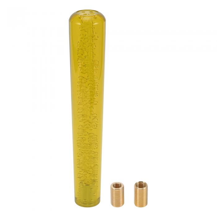 HOPESPANNER 円筒形クリスタル25cmシフトノブ ユニバーサルギアシフトノブ アクリル製 自動車用 2つの..