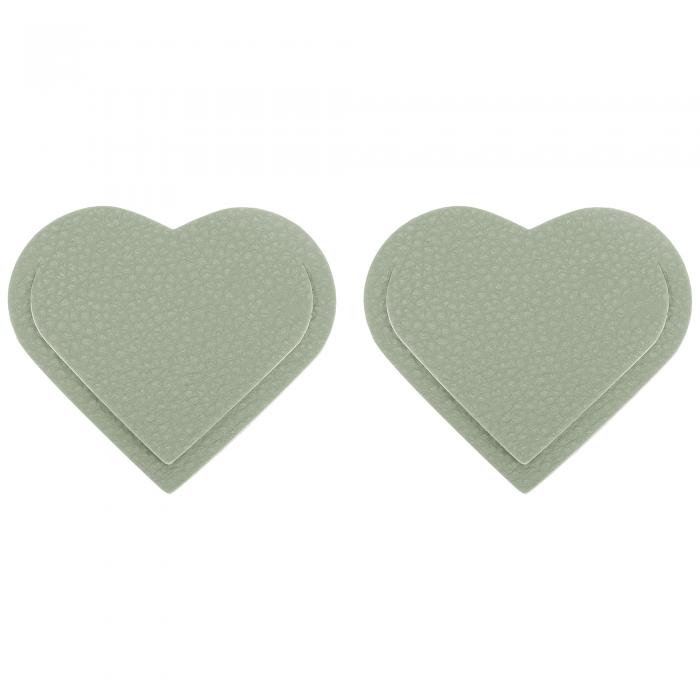 CAPASTEC ブックマーク しおり ハート レザー ページブックマーク ブックマーカークリップ ページマーカー 読者 子供用 かわいい 読書ギフト 2個