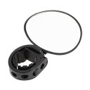 TUCKBOLD 自転車用リアビューミラー 9.5x6.8cm 調整可能 | フロントハンドルバーバイクミラー ブラック 自転車 マウンテンロードバイク 1個