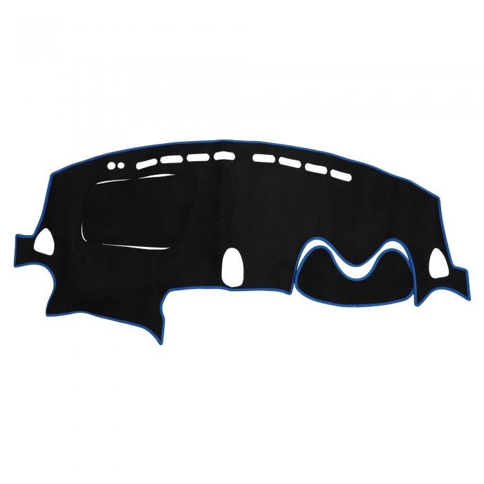 HOPESPANNER 日産に対応 ジューク用 FY15系 2010年6月-現行 ダッシュボードマット ダッシュボードカバー 保護マット 車用 ダッシュマット アクセサリー スエード素材 色褪せ防止 映り込み軽減 内装 保護パーツ 耐熱性 ブラック ブルーラインライン 1Pセット 右ハンドル専用