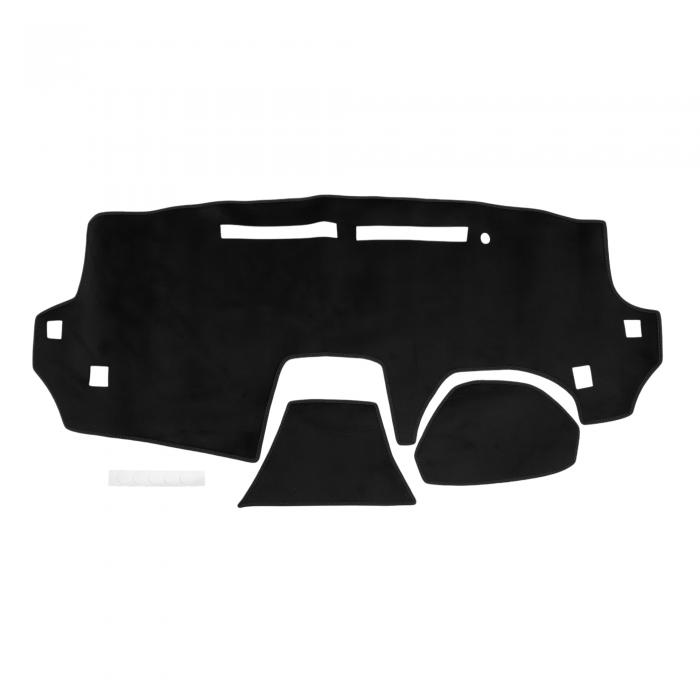 TUCKBOLD ダイハツに対応 ムーヴ LA150S/LA160S用 ダッシュボードマット 車内 ダッシュボードカバー 保護マット インテリア 内装 カスタム パーツ アクセサリー 日焼け防止/映り込み防止/傷防止/ズレ防止 フランネル素材 ブラック 1Pセット