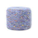 CAPASTEC 毛糸 ポンポンウール モヘア カラフル 編み糸 編み物 極太 装飾 1玉100g コ ットン ふわふわ 並太 織り楽 94%ポリエステル6%ウ...
