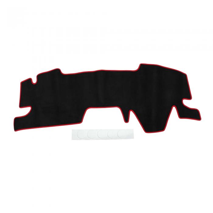 HEROFFIX トヨタに対応 ヤリスクロス用 MXPB1 2020-2024用 ダッシュボードマット 車内用ダッシュボードカバー 日焼け防止 映り込み防止 傷防止 スエード素材 ブラック レッドライン 1Pセット カスタムパーツ アクセサリー