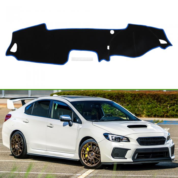 HOPESPANNER マツダに対応 ロードスター用 MX-5/ND/RF/MIATA用 2015-2019用 ダッシュボードマット 車内 ダッシュボードカバー 保護マット インテリア 内装 カスタム 日焼け防止/映り込み防止/傷防止/ズレ防止 ポリエステル素材 ブラック ブルーライン 1Pセット