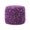 CAPASTEC 毛糸 ポンポンウール モヘア カラフル 編み糸 編み物 極太 装飾 1玉100g コ ットン ふわふわ 並太 織り楽 94%ポリエステル6%ウ...