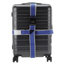 CAPASTEC スーツケースベルト 鍵付き 便利グッズ キャリーケース ベルト ダイヤル式 ロック付き 荷物梱包バンド ワンタッチ式 空港用旅行アクセサリー 盗難防止 調整可能 荷物崩れ防止 出張 旅行 十字型 ブルー グレー(3)