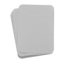 uxcell 12個 アイロンパッチ生地修理パッチ4"x3"パッチ服用アイロンパッチジーンズ バッグ ソファ テントライトグレー