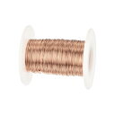 uxcell 0.39mmマグネットワイヤー295ft(90m)エナメルド銅線エナメルドマグネット巻線ワイヤー100g 155C トランス用インダクタ用