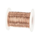 uxcell 0.45mmマグネットワイヤー322ft(98m)エナメルド銅線エナメルドマグネット巻線ワイヤー150グラム155℃トランスフォーマーインダクター