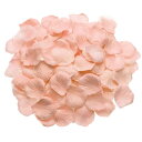 uxcell 結婚式用1000個のシルクフェイク花びら、ウェディング用の人工バラの花びら、バレンタインデーのプロポーズの花びらデコレーション(ピンク)(3)