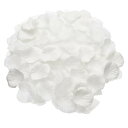 uxcell 結婚式用5000個のシルクフェイクフラワーペタル、ウェディングコンフェッティ用の人工バラの花びら、バレンタインデーのプロポーズの花びら装飾(ホワイ...