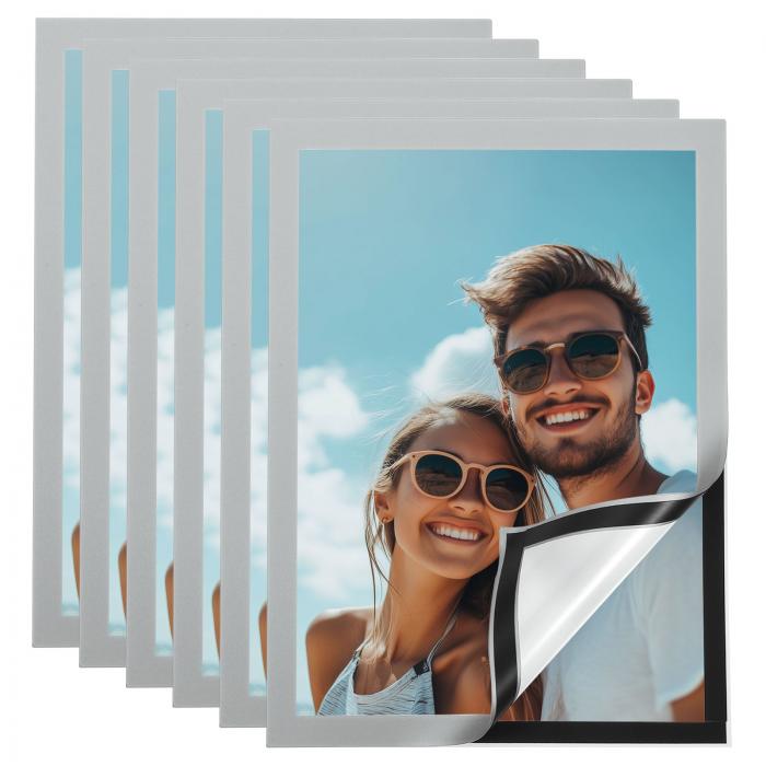 uxcell 6個 磁気サインホルダー 8