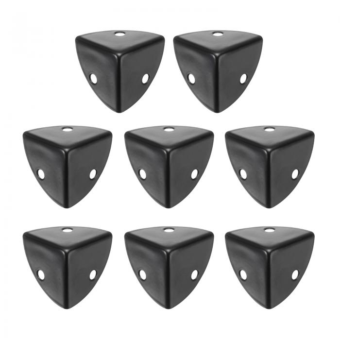 uxcell 8個 メタルコーナープロテクター 1 x 1 x 1