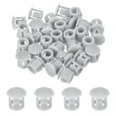 uxcell 32個7mm(1/4インチ)ライトグレーのプラスチックホールプラグ フラッシュタイプパネルホールプラグインサートエンドキャップ ロッキングホールチ...