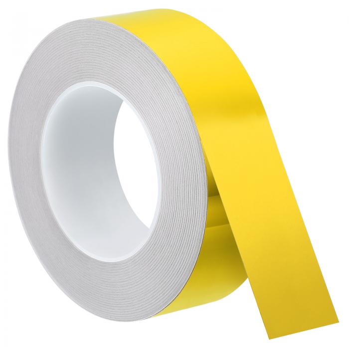 uxcell メタリックテープ 1.57"×164フィート セルフアドヒーシブメタライズドポリエステルフィルムテー..