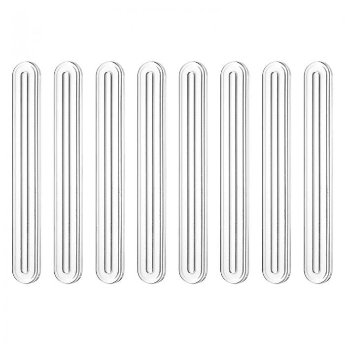 uxcell 家具用ウォールプロテクター、クリア家具バンパーシリコーンラバーウォールバンパーガードキャ..