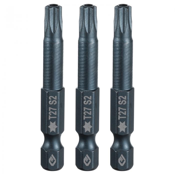 uxcell 3個 T27 トルクス ドライバー ビット 1/4