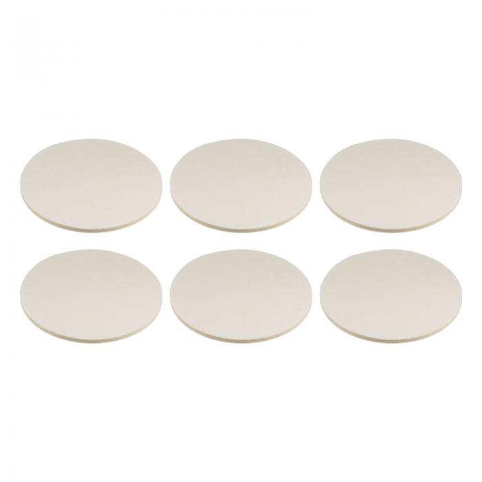 uxcell 6個のウールフェルト研磨パッド、7インチのバフィングホイールポリッシュパッド、カーグラスプ..