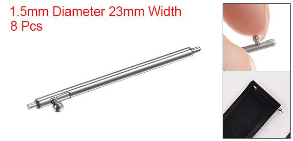 [Anbeer]時計バンド24mmクイックリリーズゴムベルトシリコン腕時計ベルト男性用女性用シルバーステンレスバックル