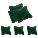 uxcell 6pcs ベルベット ブレスレット 腕時計 ピロー 宝飾品 ディスプレイ ピロー ブレスレット 腕時計 アンクレット バングル ダングル イヤリン...