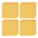 uxcell 100個の箔キャンディラッパー 4 x 4インチのチョコレートバーラッパー キャラメルキャンディの包装デコレーション用のアルミ箔紙(ゴ ールド 細...