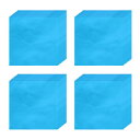 uxcell 200個の箔キャンディラッパー 6 x 6インチのチョコレートバーラッパー キャラメルキャンディの包装デコレーション用アルミ箔紙(アズール 光沢仕...