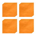 uxcell 100個の箔キャンディラッパー 6 x 6インチのチョコレートバーラッパー キャラメルキャンディの包装デコレーション用のアルミ箔紙(オレンジ 光沢...