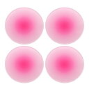 uxcell 4個のアクリルカップコースター かわいいコースター丸型耐熱カップコースター滑り止めテーブルコースターダイニングテーブルセンターピースデコレーション...