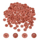 uxcell スクリューキャップ 158個12mm - プラスチック自己攻釘キャップカバー 直径7-8mmフラットフィリッ プススクリュー用 装飾カバーホールプ...