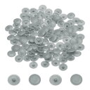 uxcell スクリューキャップ 158個12mm - プラスチック製自己攻釘キャップカバー 直径7-8mmフラットフィリッ プススクリュー用 装飾カバーホール...