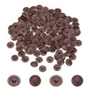 uxcell スクリューキャップ 158個12mm - プラスチック製自己攻釘用キャップカバー 直径7-8mm フラットフィリッ プススクリュー用装飾カバーホー...
