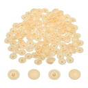 uxcell スクリューキャップ 158個12mm - プラスチック製自己攻釘用キャップカバー 直径7-8mm フラットフィリッ プススクリュー用装飾カバーホー...
