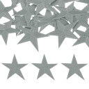 uxcell 20個 アイアンスターパッチ スターエンブロイダリーパッチ DIYクラフト用 装飾修理パッチアップリケ バックパック バッグ 帽子 服用 75mmダークグレー