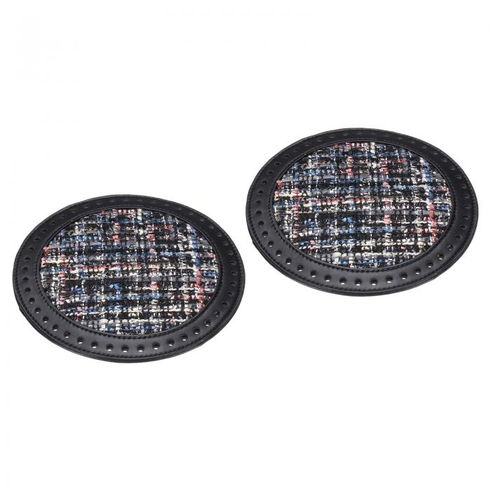 uxcell クロシェバッグ製作キット 7"丸いウール糸バッグ底部品 DIYクロシェバッグショルダーバッグ用品..