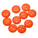 uxcell 10個 樹脂製ボタン 15mm(5/8
